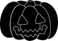 jack o lantern stencil, silhouette